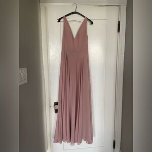 Jenny Yoo Blush Bridesmaid Dress